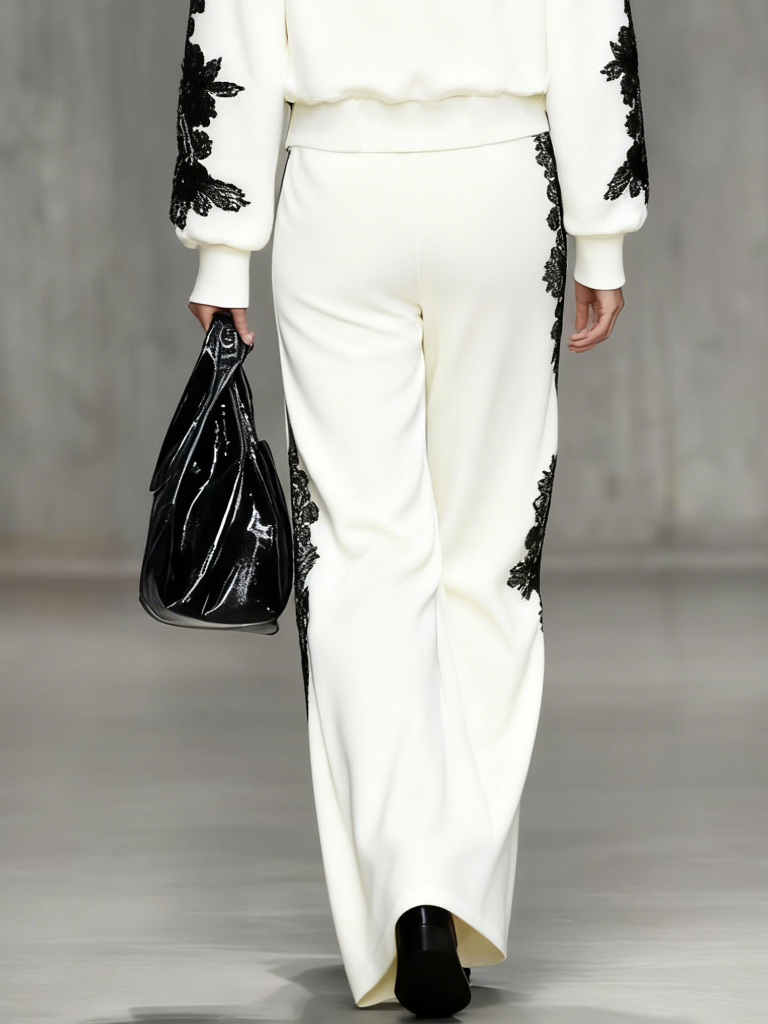 Urban Color Block Straight Pants