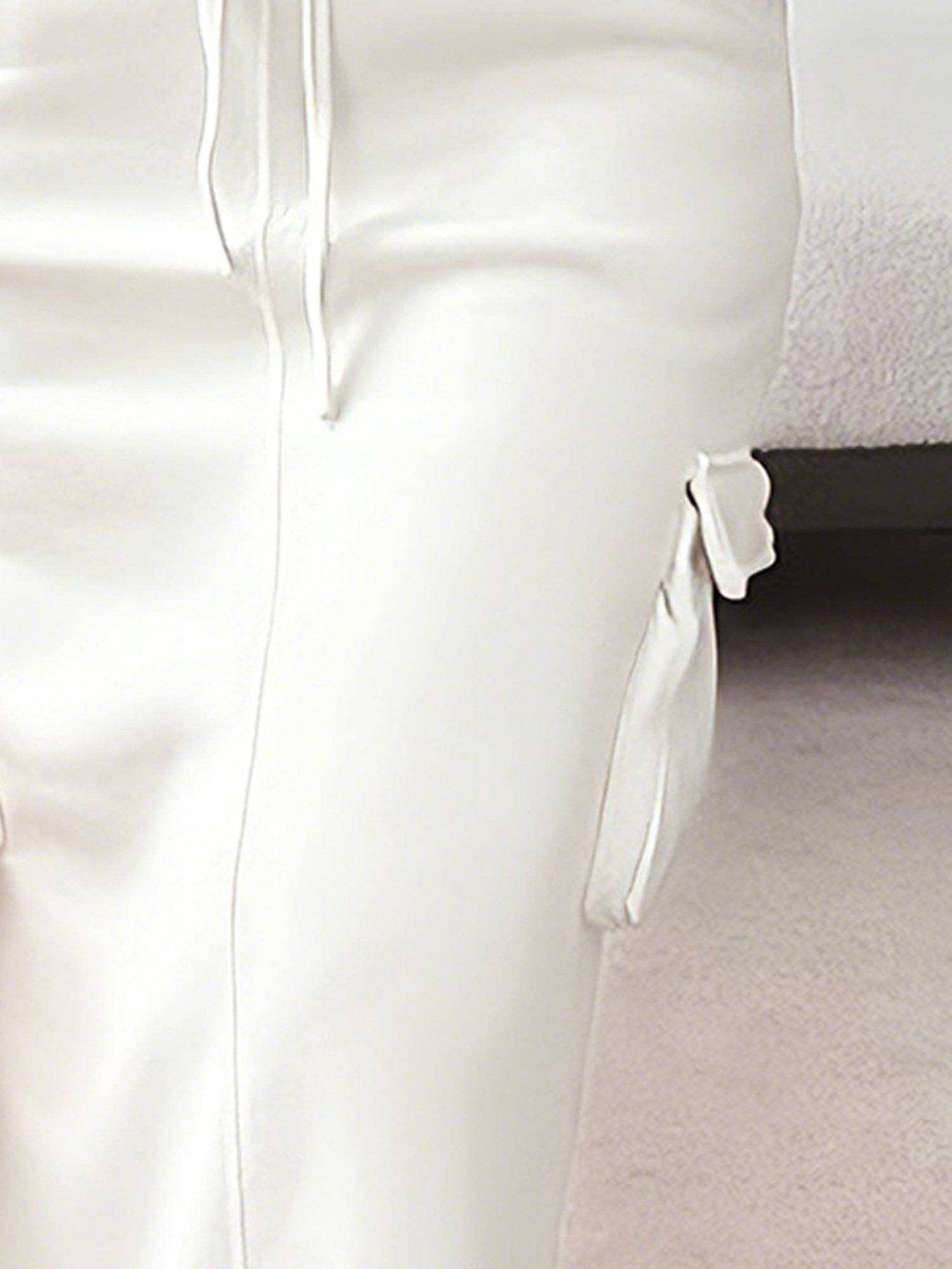 Casual Pockets Plain Maxi Skirt