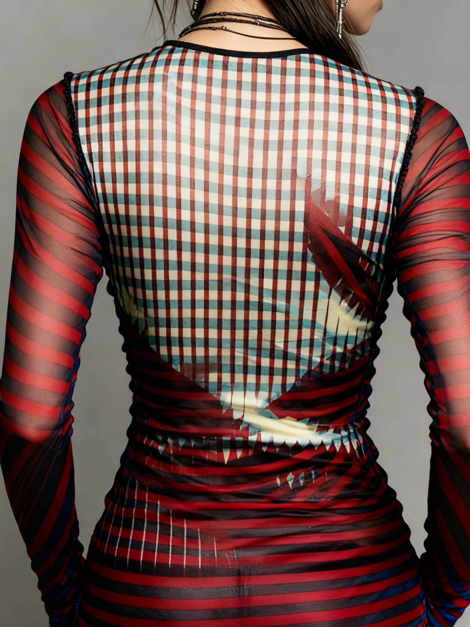 Casual Abstract Crew Neck T-shirt