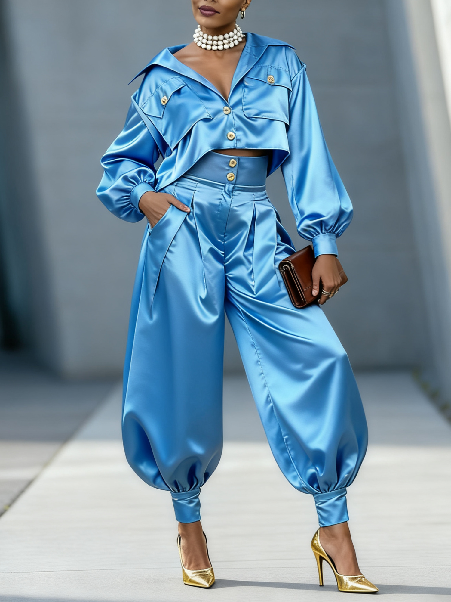 Urban Plain Ankle Banded Pants