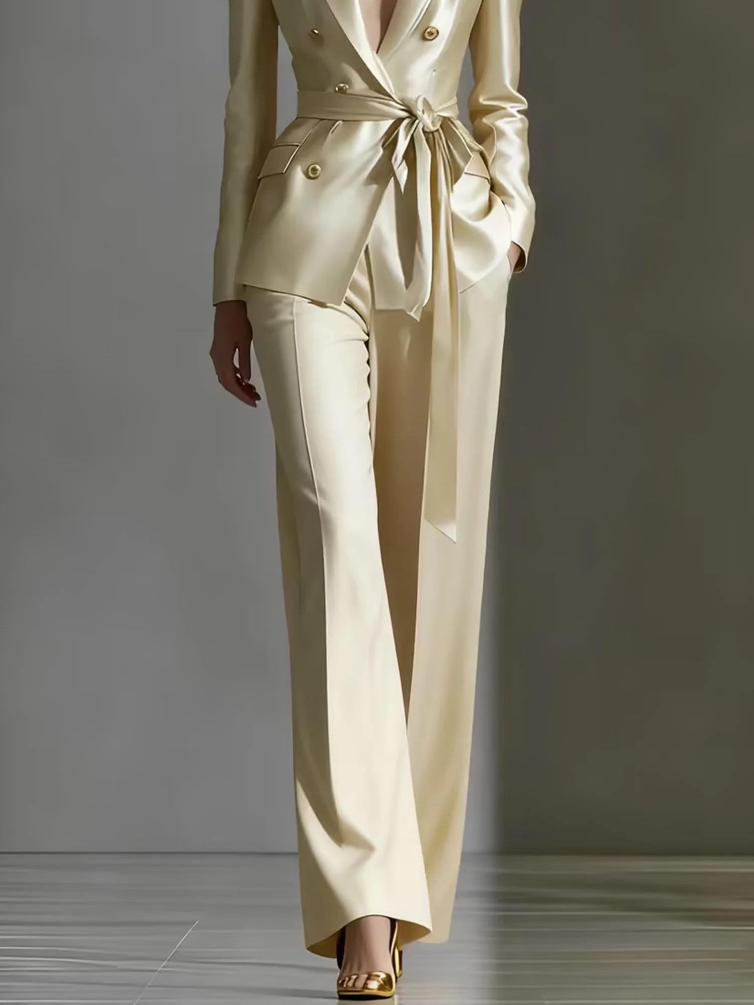 Urban Plain Straight Pants