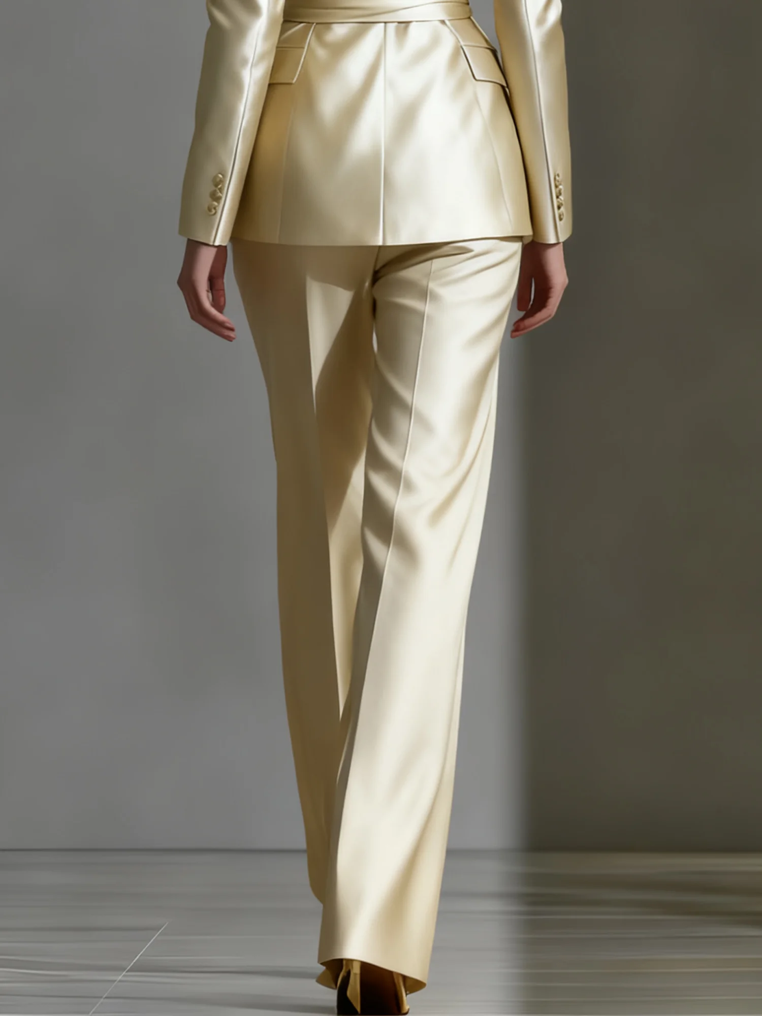 Urban Plain Straight Pants