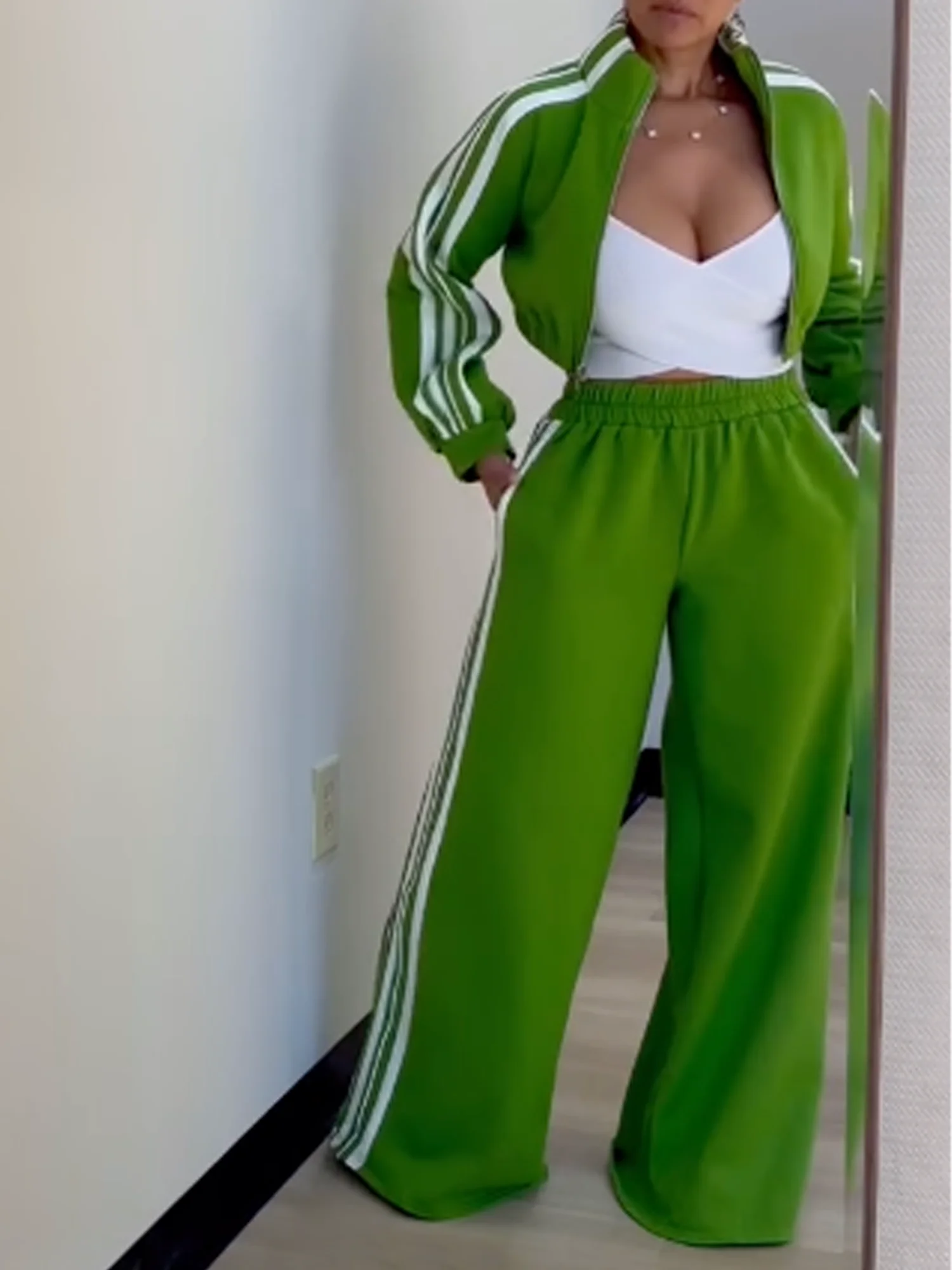 Casual Color Block Jacket