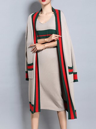 two piece sweater dress