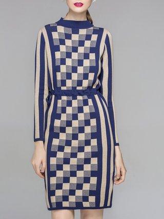 drawstring sweater dress