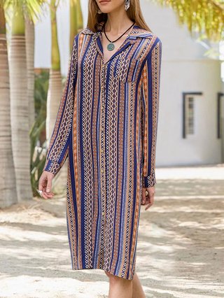 ethnic midi dress