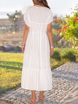 cotton maxi casual dresses
