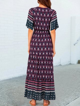 tribal maxi dress