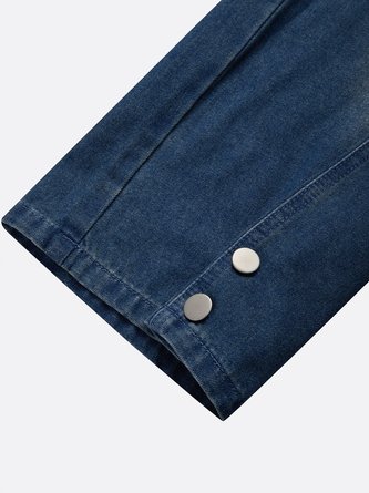 Denim Buttoned Casual Jeans 8 Denim Buttoned Casual Jeans - Image 8