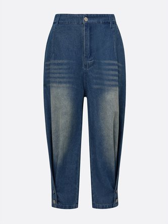 Denim Buttoned Casual Jeans 5 Denim Buttoned Casual Jeans - Image 5