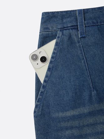 Denim Buttoned Casual Jeans 7 Denim Buttoned Casual Jeans - Image 7