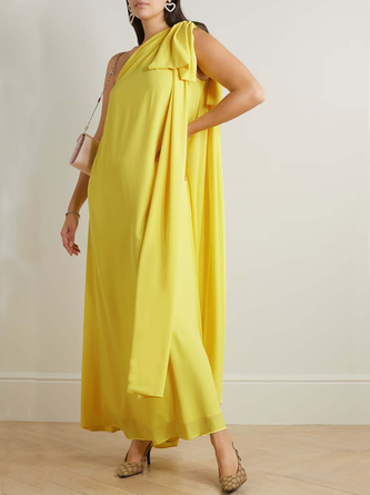 Elegant Loose Wedding Guest Dress With No