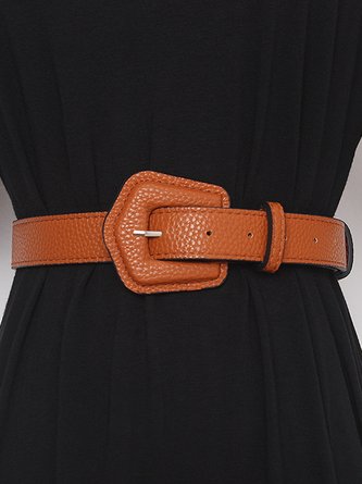 Women Minimalist Pin Buckle Belts
