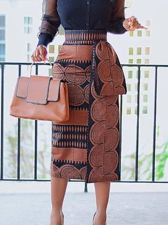 Ethnic Urban Skirt