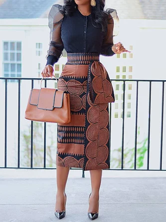 Ethnic Urban Skirt