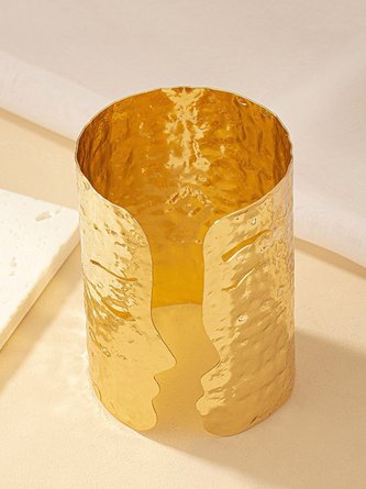 Valentine’s Day Irregular Face Design Punk Cuff Bangle