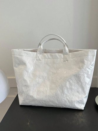 Casual Waterproof PVC Large Capacity Tote Bag