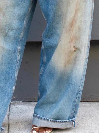 Vintage Loose Long O-Line Regular Jeans - Image 3