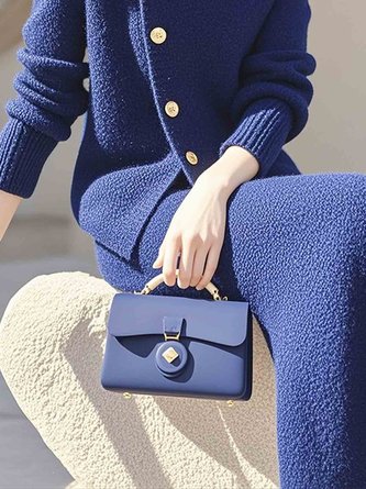 Elegant Cozy High Waist Sweater Skirt