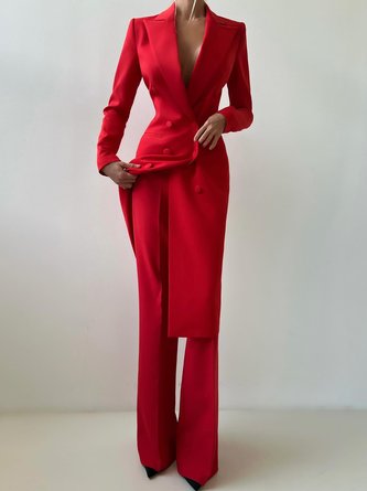 Urban Fashion Straight Pants with Pockets