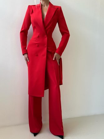 Urban Fashion Straight Pants with Pockets