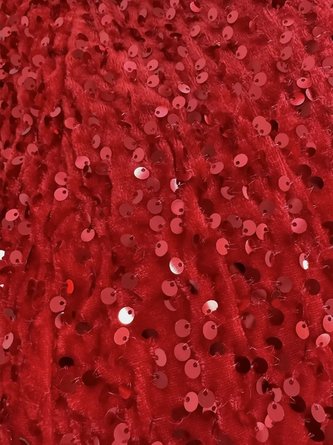 Elegant Glitter Big Hemline Party Dress