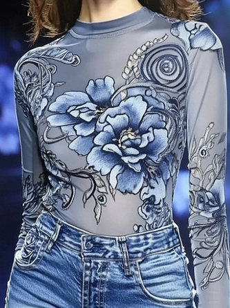 Casual Floral T-shirt