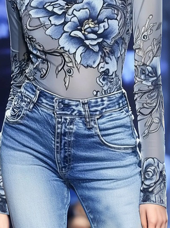 Casual Floral T-shirt