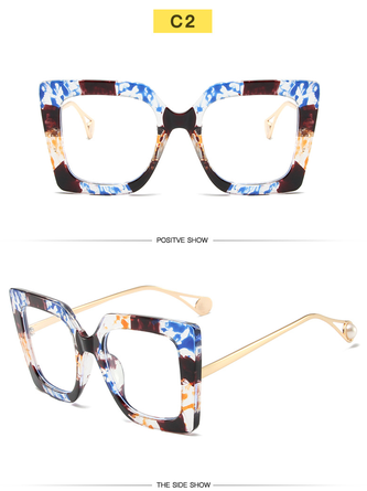 Urban Ombre Geometric Leopard crylic Frame