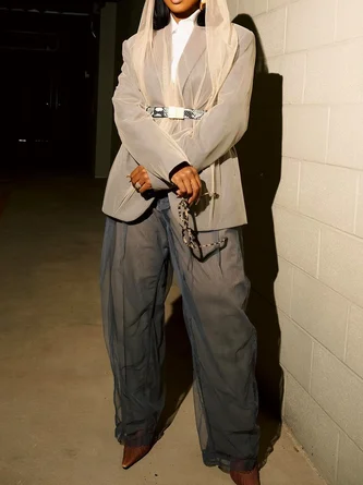 Urban Plain Fashion Pants