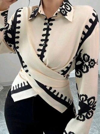 Urban Abstract Printing Shirt