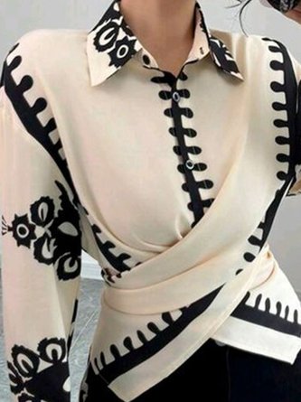 Urban Abstract Printing Shirt