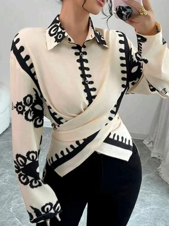 Urban Abstract Printing Shirt