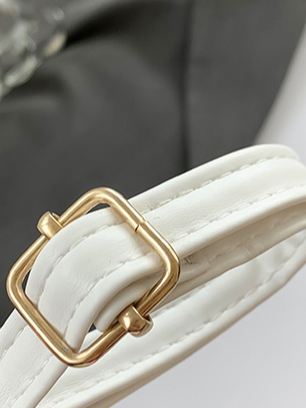 PU Color Block Classic Backpack