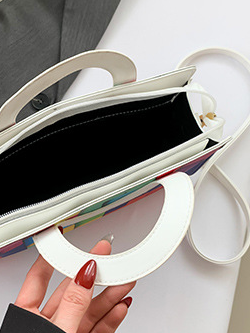 PU Color Block Classic Backpack