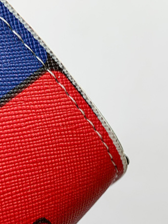 PU Color Block Classic Backpack