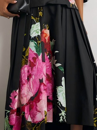 Urban Floral Maxi Skirt