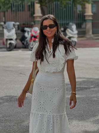 Regular Fit Plain Elegant Skirt