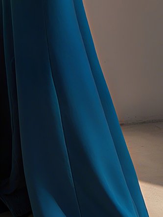 Satin Elegant Plain Flare Pants