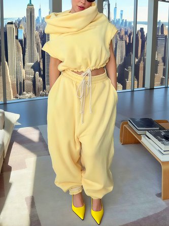 Casual Plain Hoodie Raglan Sleeve Hoodie