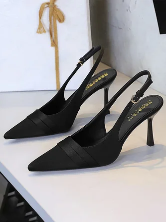 Satin Urban All Season Stiletto Heel Flat