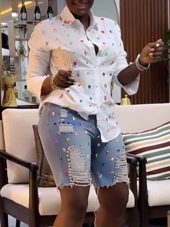 Urban 3D Printing Printing Shirt Collar Shirt