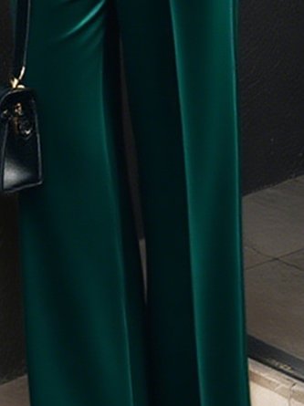 Urban Plain Straight Pants