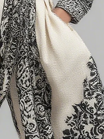 Casual Printed Asymmetrical Off-Shoulder Jumpsuit