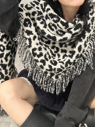 Daily Wool Animal Print Scarf