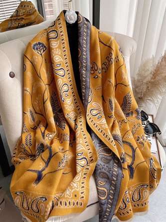 Daily Floral Abstract Scarf