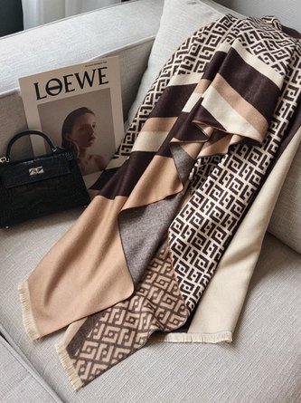 Daily Floral Abstract Scarf