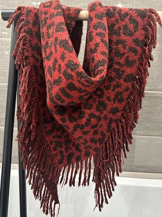 Daily Wool Animal Print Scarf