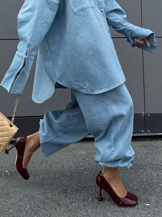 Urban Plain Pockets Jeans