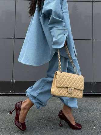 Urban Plain Pockets Jeans